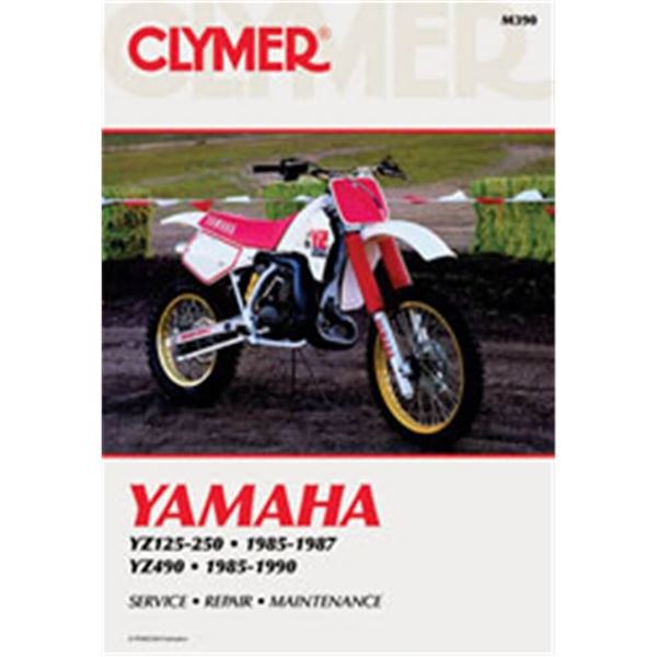 Clymer Dirt Bike Manual Yamaha YZ125250 & YZ490