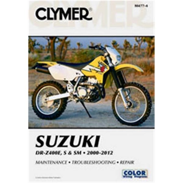 Clymer Dirt Bike Manual - Suzuki DR-Z400E, S & SM