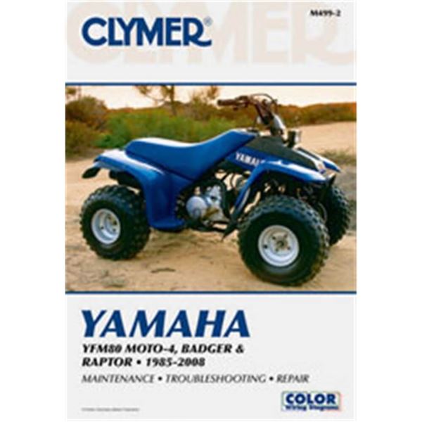 Clymer ATV Manual - Yamaha YFM80 Moto-4, Badger & Raptor