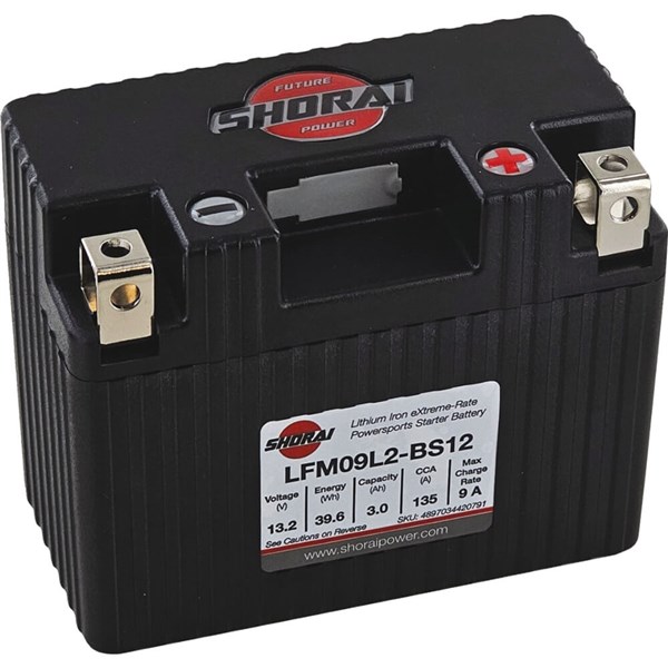 Shorai LFM Lithium Battery - LFM09L2-BS12
