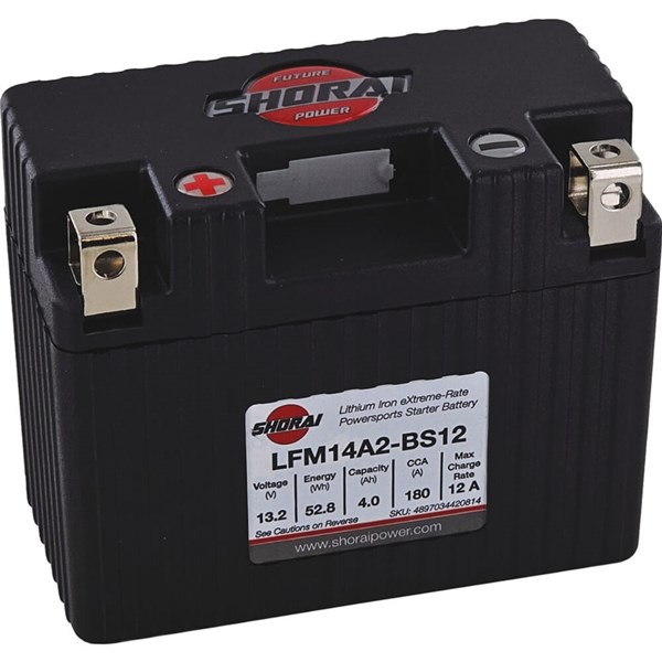 Shorai LFM Lithium Battery - LFM14A2-BS12