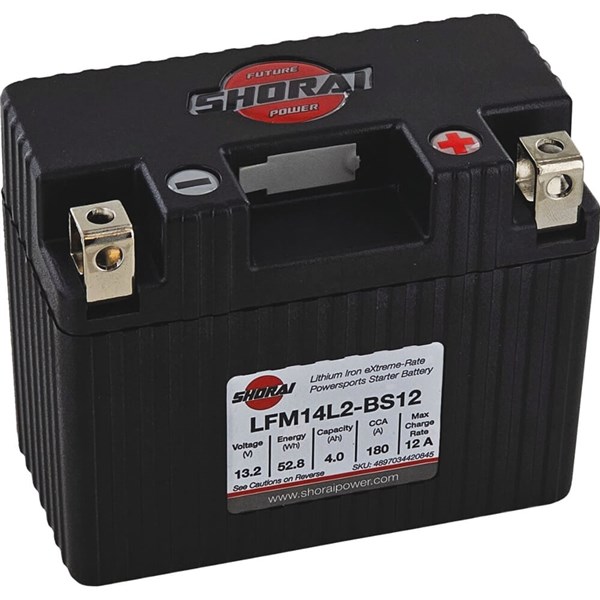 Shorai LFM Lithium Battery - LFM14L2-BS12