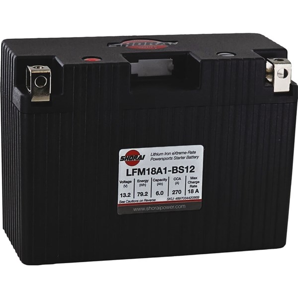 Shorai LFM Lithium Battery - LFM18A1-BS12