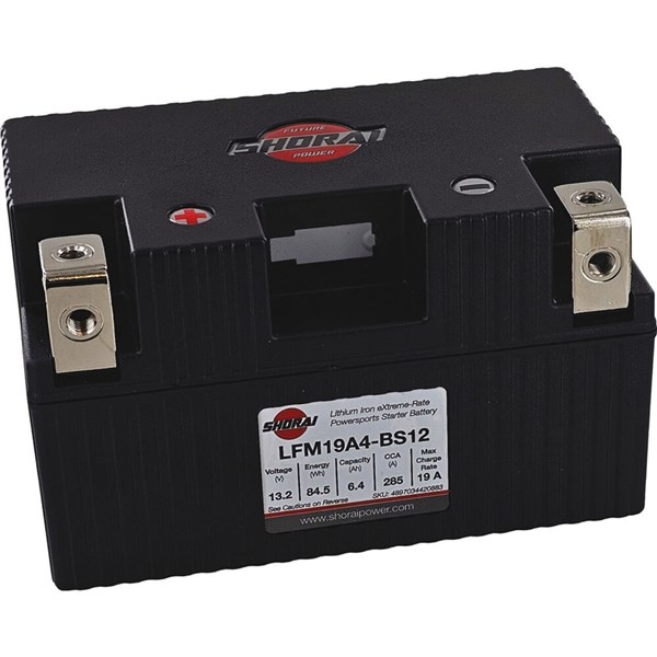 Shorai LFM Lithium Battery - LFM19A4-BS12