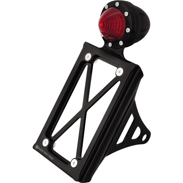 Roland Sands Design Vertical Shock Mount License Plate Bracket And Tail Light