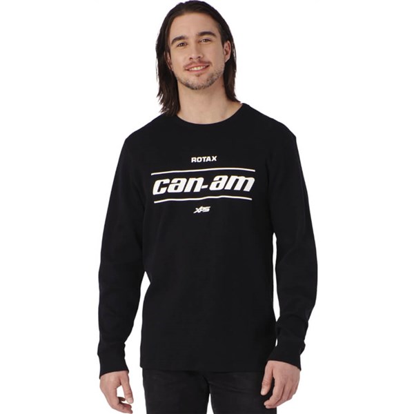 Can-Am Waffle Knit Long Sleeve Tee