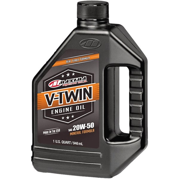 Maxima V-Twin 20W50 Mineral Oil