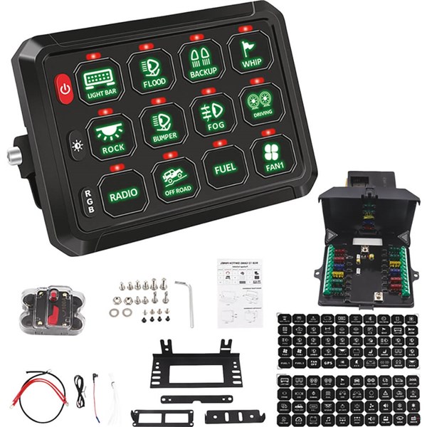Moose 12 Gang Switch Panel