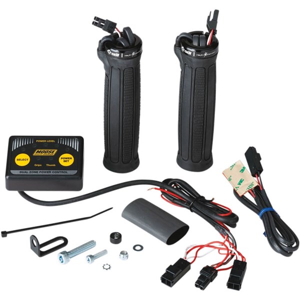 Moose ATV Clamp-On Heated Grip Kit With Thumb Warmer