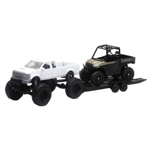 New Ray Toys Pickup With Polaris Ranger XP1000 Scale Replica