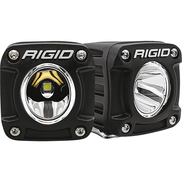 Rigid Industries Revolve L.E.D. Pod Lights With White Backlight - Pair
