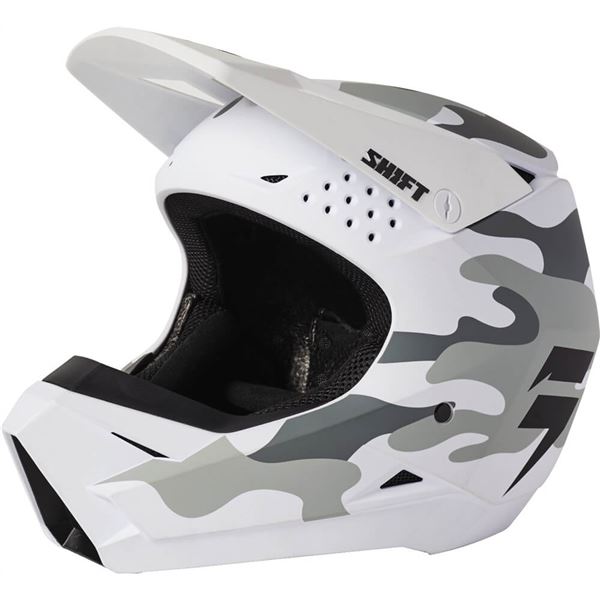 Shift Racing White Label Camo Youth Helmet