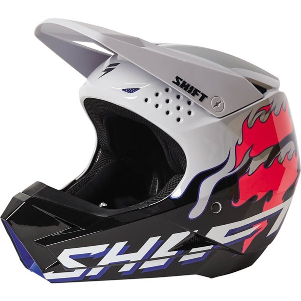 Shift Racing White Label Burntable Youth Helmet
