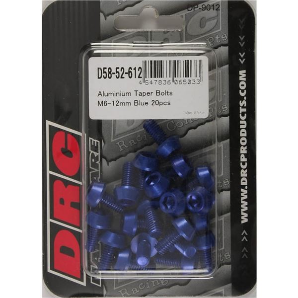 DRC M6 Taper Bolts - 20 Pack