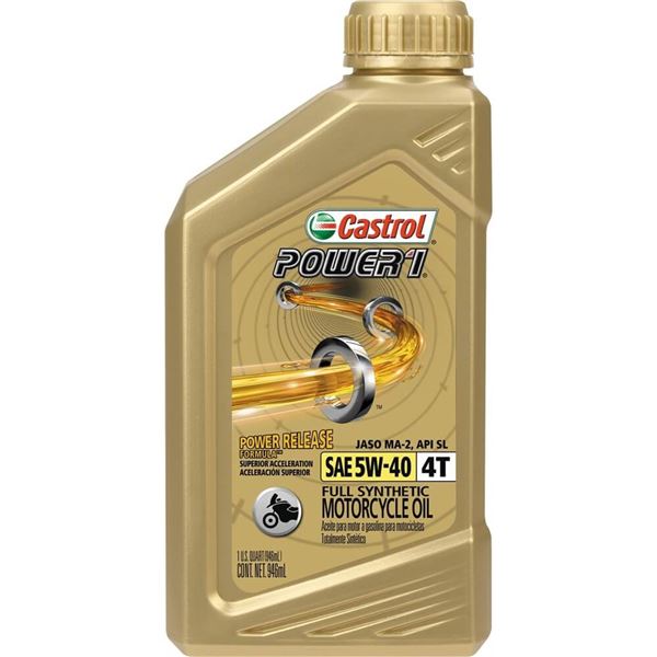 Castrol Power1 4T 5W40 Full Synthetic Oil