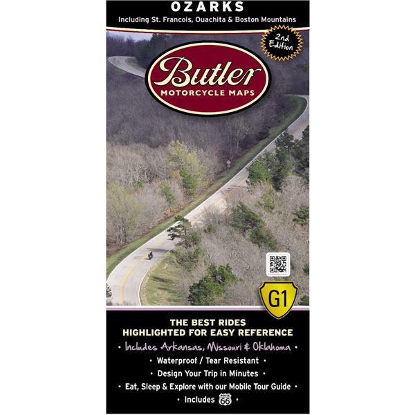 Butler Maps Ozarks Map