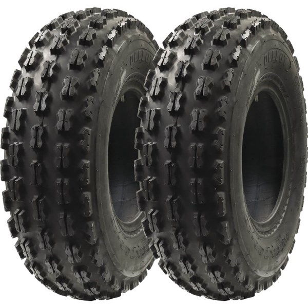 MASSFX Sport ATV Front Tires - 22x7-10, 4-Ply, 1/2" Tread Depth, All-Season, 2-Pack