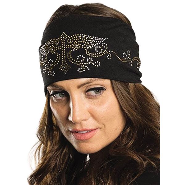 Hair Glove Bling Cross Angel Wings EZ Band