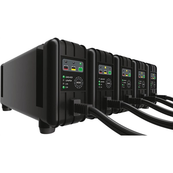 Fire Power 6V / 12V 5.0A 5 Bank Battery Charger
