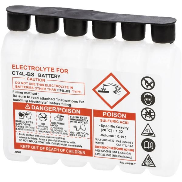Fire Power Sealed Battery Electrolyte Pack