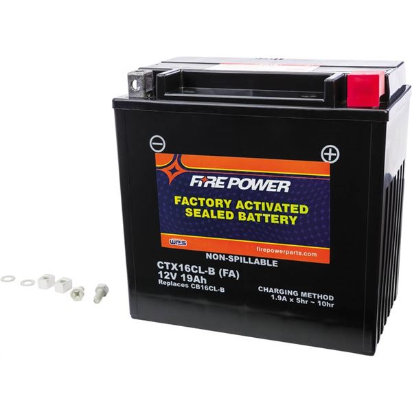 Fire Power CT16CL-B-FA Factory Activated Sealed Maintenance Free Battery