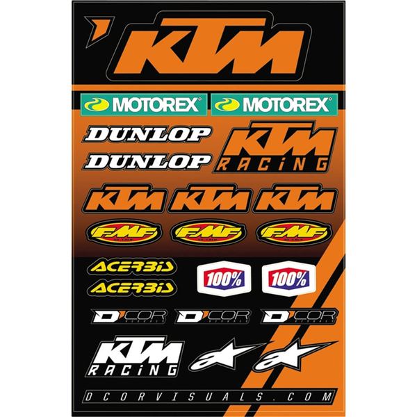D'COR Visuals KTM 3 Decal Sheet
