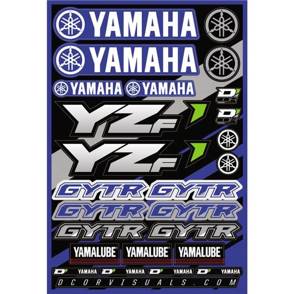 D'COR Visuals Yamaha Decal Sheet