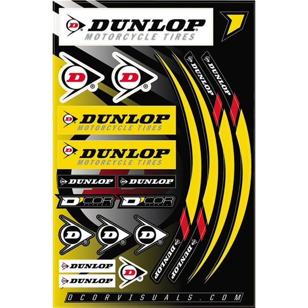 D'COR Visuals Dunlop Rim Decal Sheet
