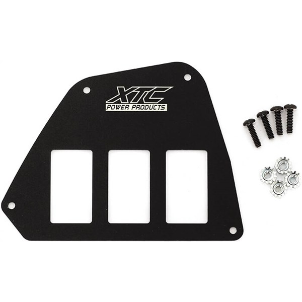 XTC Power Products 3 Switch Dash Mount Plate For Honda Talon