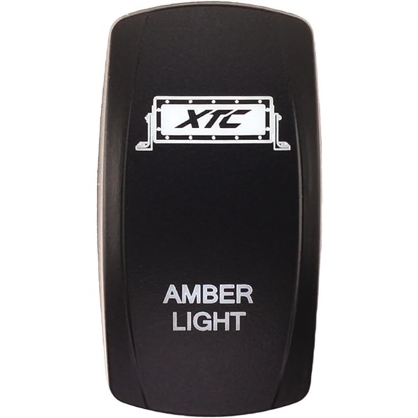 XTC Power Products Amber Light Bar Rocker Switch Face Plate