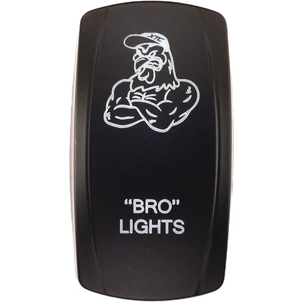 XTC Power Products Bro Lights Rocker Switch Face Plate