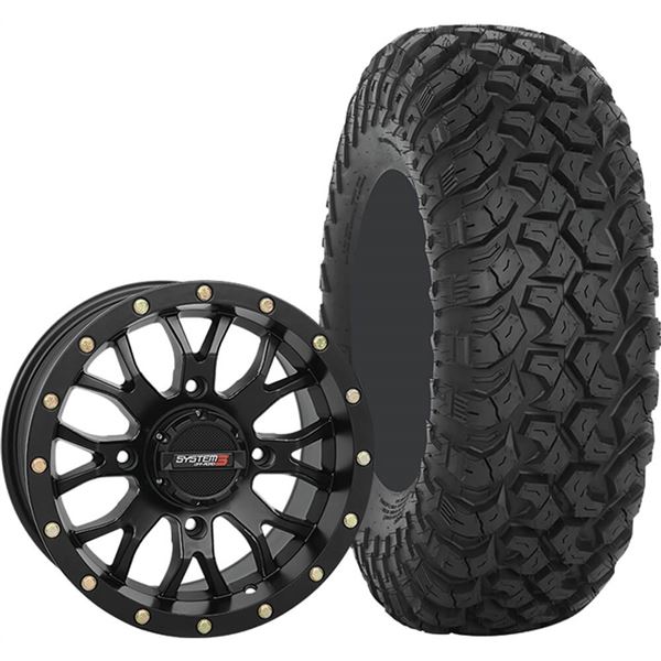 System 3 Off-Road 15x7, 4 / 137, 6+1 ST-3 Wheel And 32x10R-15 RT320 Tire Kit