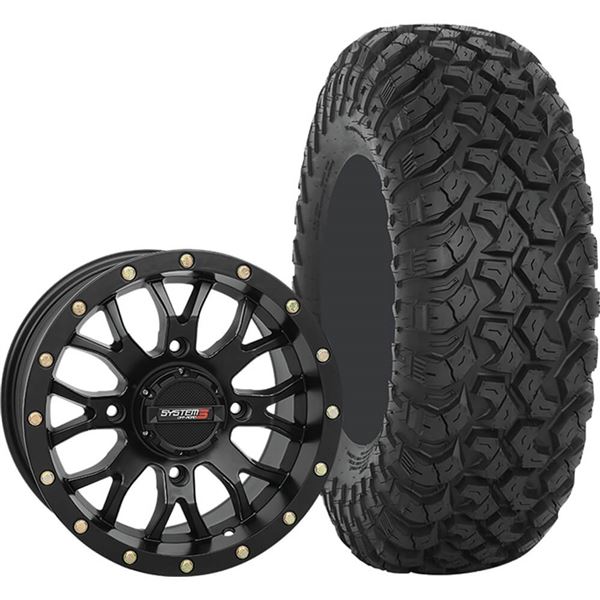 System 3 Off-Road 15x7, 4 / 156, 6+1 ST-3 Wheel And 32x10R-15 RT320 Tire Kit