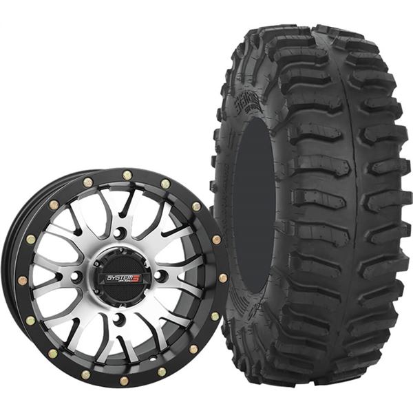 System 3 Off-Road 14x7, 4 / 137, 5+2 ST-3 Wheel And 30x10R-14 XT300 Tire Kit