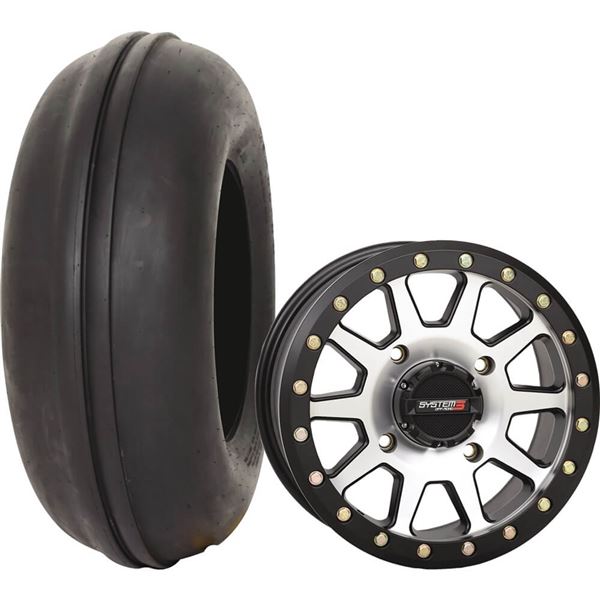 System 3 Off-Road 14x7, 4 / 156, 5+2 SB-3 Wheel And 29x11-14 DS340 Front Tire Kit