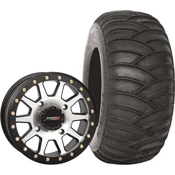 System 3 Off-Road 14x10, 4/110, 5+5 SB-3 Wheel And 30x12-14 SS360 Rear ...