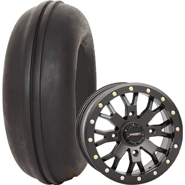 System 3 Off-Road 14x7, 4 / 156, 6+1 SB-4 Wheel And 29x11-14 DS340 Front Tire Kit