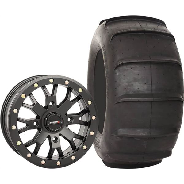 System 3 Off-Road 15x10, 4 / 156, 5+5 SB-4 Wheel And 31x13-15 DS340 Rear Tire Kit