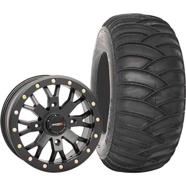 System 3 Off-Road 14x10, 4 / 137, 5+5 SB-4 Wheel And 30x12-14 SS360 Rear Tire Kit