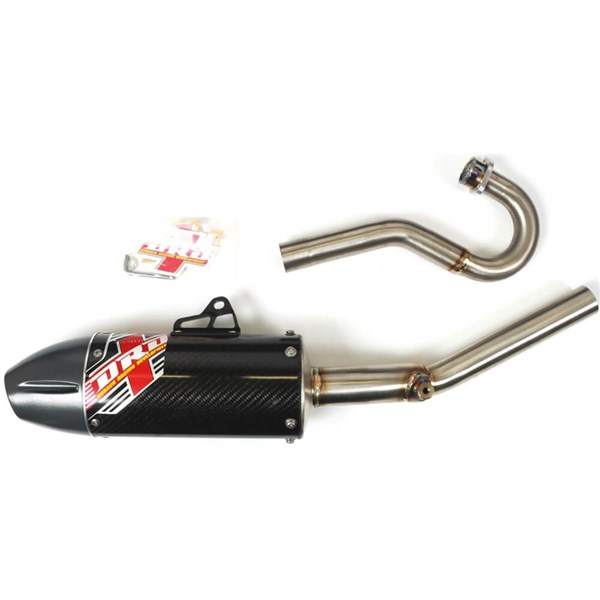 Dr D Carbon Fiber Race Style Complete Exhaust System Honda CRF150R