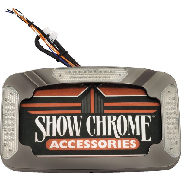 Show Chrome L.E.D. License Plate Holder