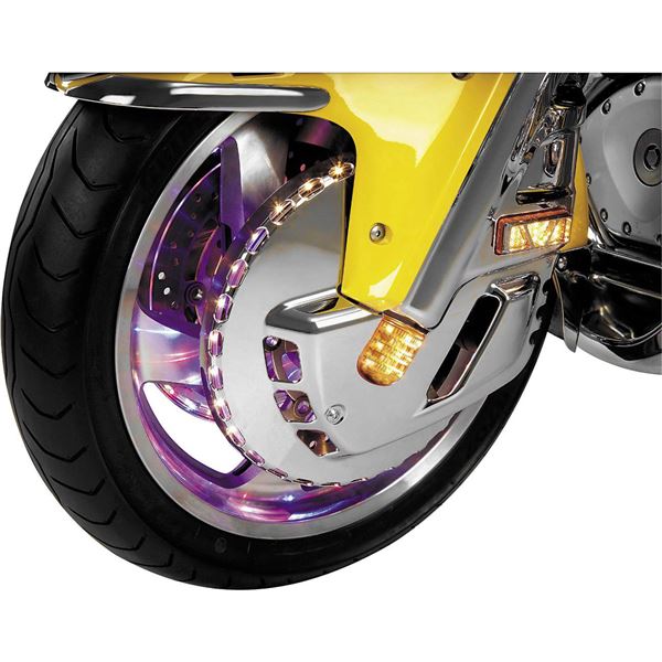 Show Chrome Lighted Front Rotor Cover