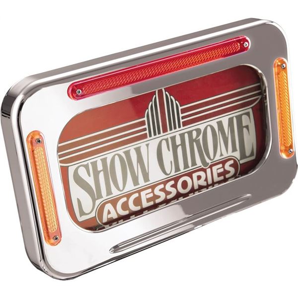 Show Chrome L.E.D. License Plate Holder