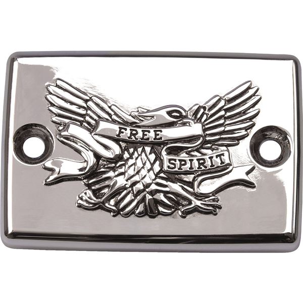 Show Chrome Free Spirit Master Cylinder Cover