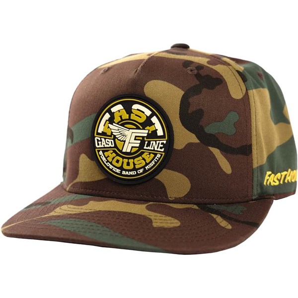 Fasthouse Warped Camo Snapback Hat