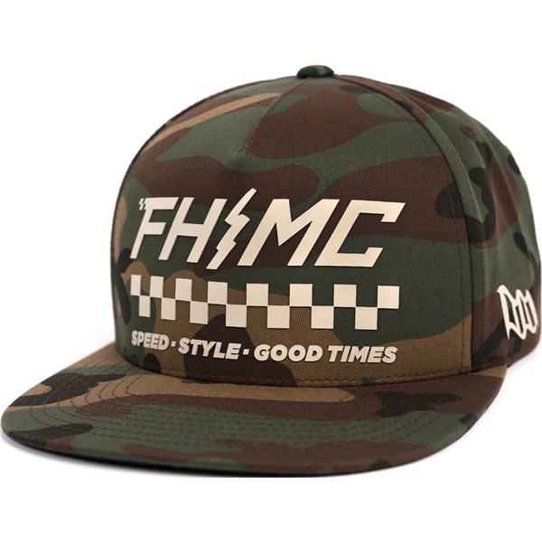 Fasthouse Slater Camo Snapback Hat