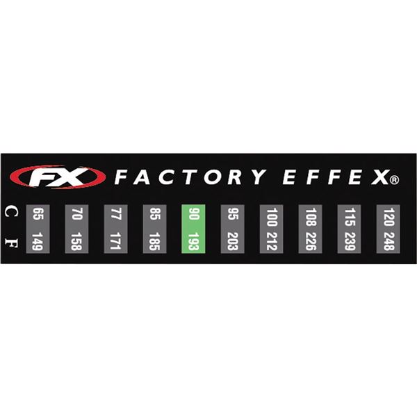 Factory Effex Temperature Sticker