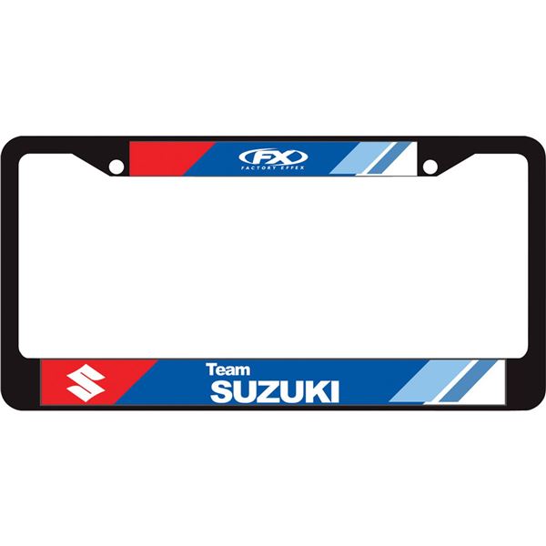 Factory Effex Suzuki Automobile License Plate Frame