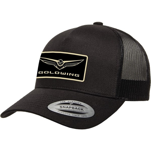 Factory Effex Gold Wing Icon Curved Bill Snapback Trucker Hat