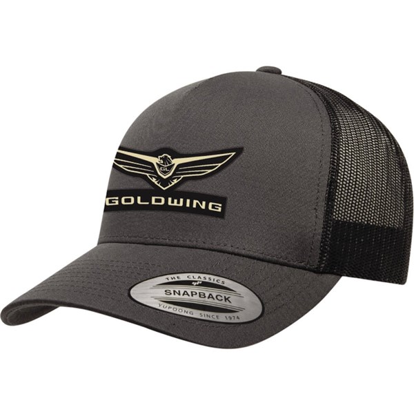 Factory Effex Gold Wing Rally Curved Bill Snapback Trucker Hat